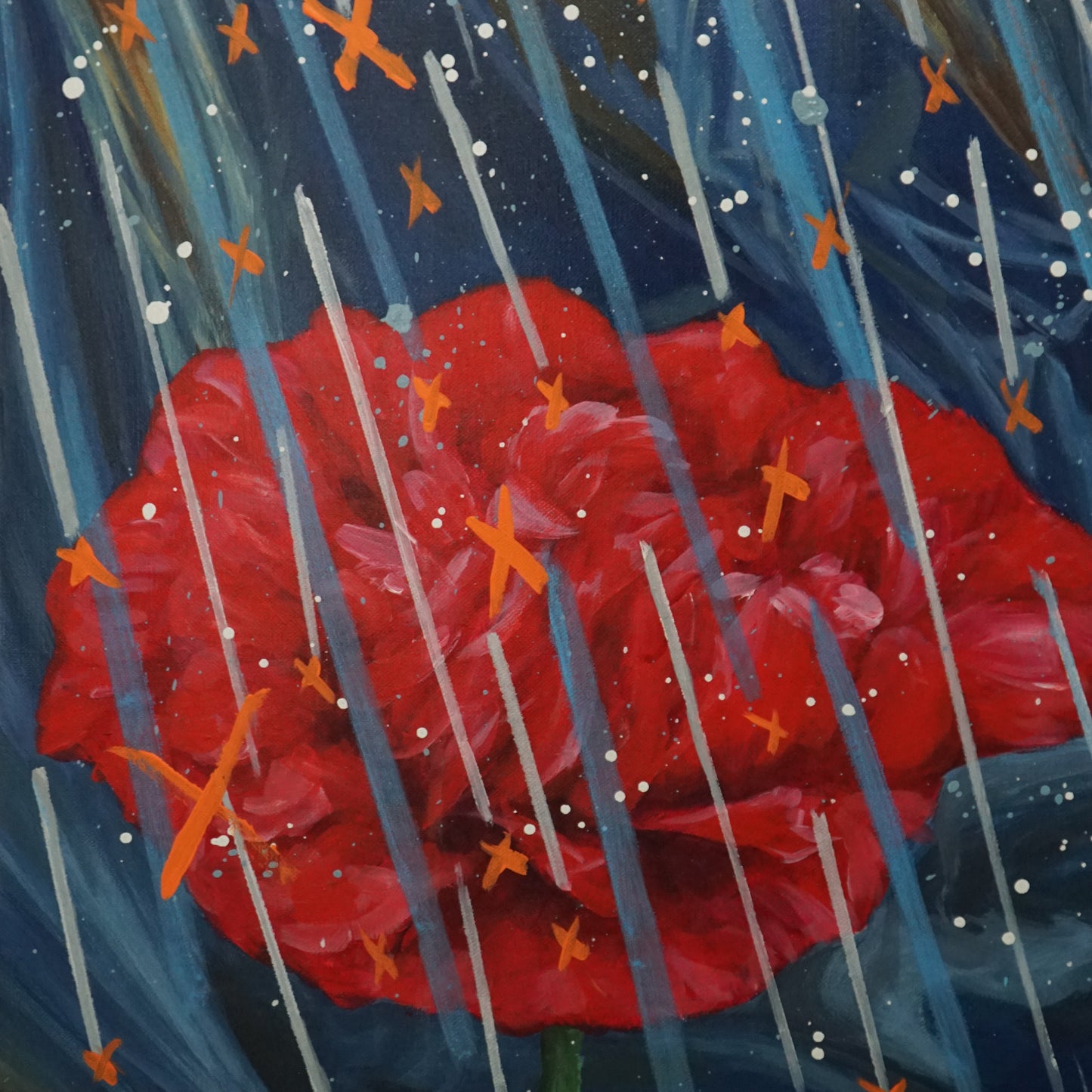 Seeking Fragrance in Night Rain